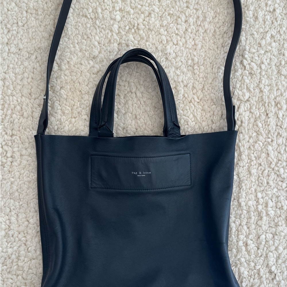 Rag & Bone walker convertible tote black leather